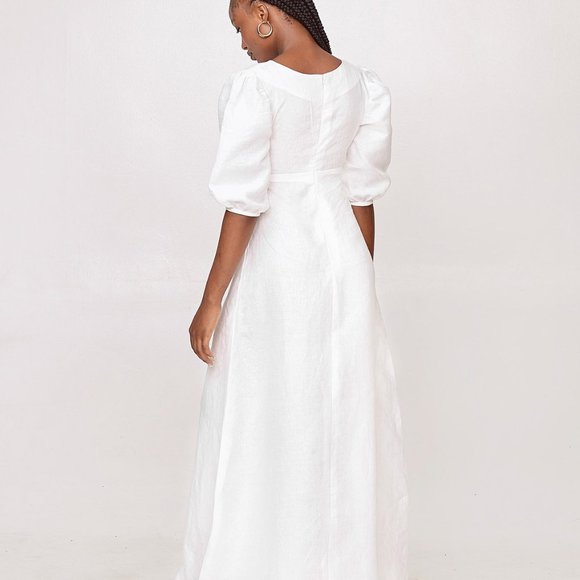 Linen full length dress - Picture 4 of 4